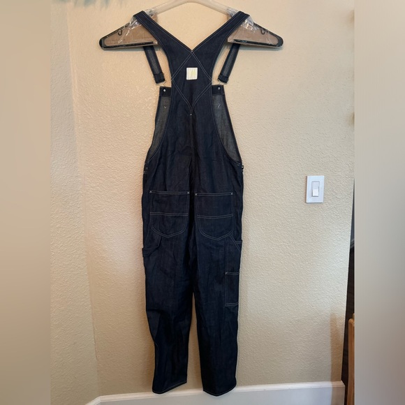 NWOT Lee x H&M Raw Denim Overall Dungaree Blue Men's size S - Picture 5 of 10